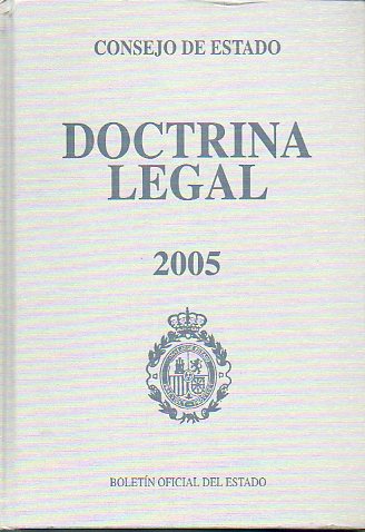 DOCTRINA LEGAL. 2005. Incluye CD.