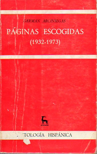 PGINAS ESCOGIDAS (1932-1973). 1 edicin.