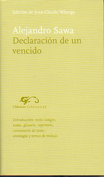 DECLARACIN DE UN VENCIDO. Edicin de  Jean-Claude Mbarga.