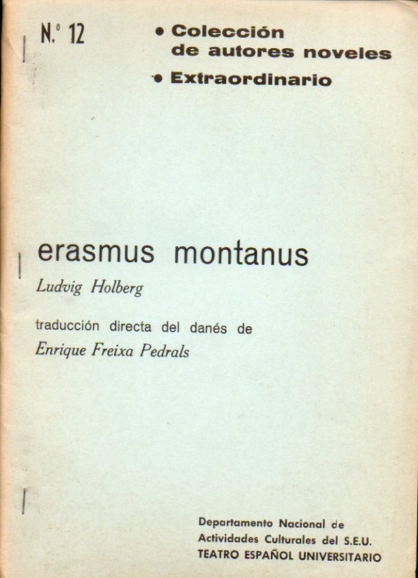 ERASMUS MONTANUS.
