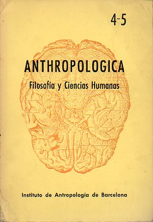 ANTROPOLOGICA. Filosofa y Ciencias Humanas. N 4/5.