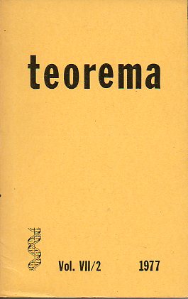 Revista TEOREMA. Vol. VII. N 2.