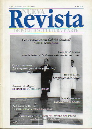 NUEVA REVISTA DE POLTICA, CULTURA Y ARTE.  Serie 2. N 54.
