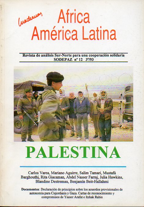 FRICA AMRICA LATINA. Revista de anlisis Sur-Norte para una cooperacin solidaria. N 12. Especial Palestina.