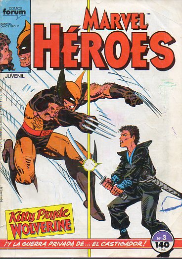 MARVEL HEROES. N 3. Kitty Pride / Wolverine.
