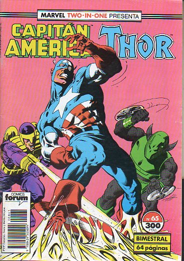 MARVEL TWO IN ONE. N 65. CAPITN AMRICA / THOR.