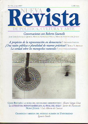 NUEVA REVISTA DE POLTICA, CULTURA Y ARTE. N 51.