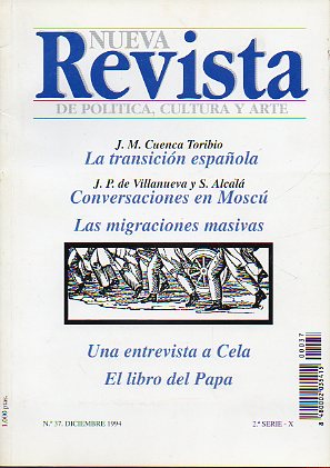 NUEVA REVISTA DE POLTICA, CULTURA Y ARTE. N 37.