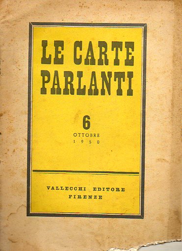 LE CARTE PARLANTI. 6.