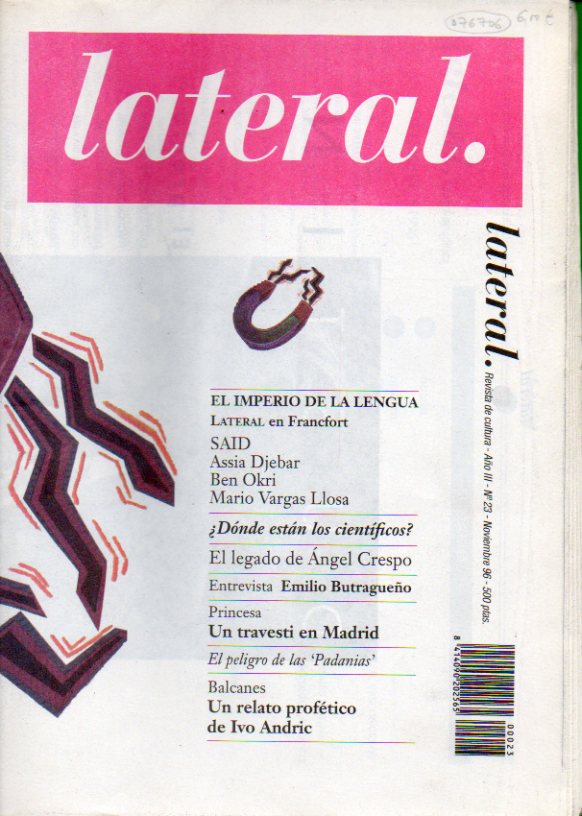 LATERAL. Revista de cultura. Ao III. N 23.