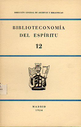 BIBLIOTECONOMA DEL ESPRITU.
