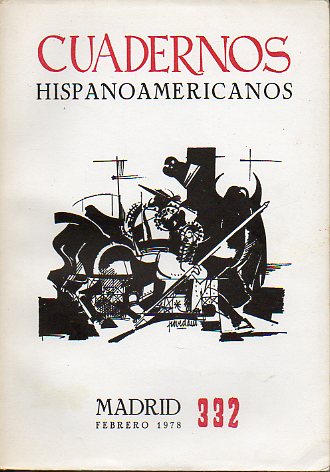 CUADERNOS HISPANOAMERICANOS. Revista mensual de cultura hispnica. N 332.