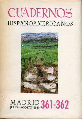 CUADERNOS HISPANOAMERICANOS. Revista mensual de cultura hispnica. N 361-362. HOMENAJE A QUEVEDO EN SU IV CENTENARIO.