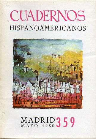 CUADERNOS HISPANOAMERICANOS. Revista mensual de cultura hispnica. N 359.