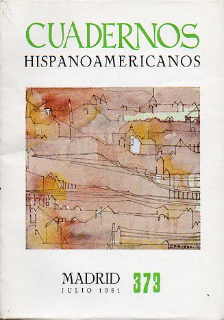 CUADERNOS HISPANOAMERICANOS. Revista mensual de cultura hispnica. N 373.