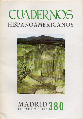 CUADERNOS HISPANOAMERICANOS. Revista mensual de cultura hispnica. N 380.