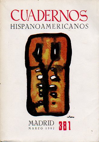 CUADERNOS HISPANOAMERICANOS. Revista mensual de cultura hispnica. N 381.