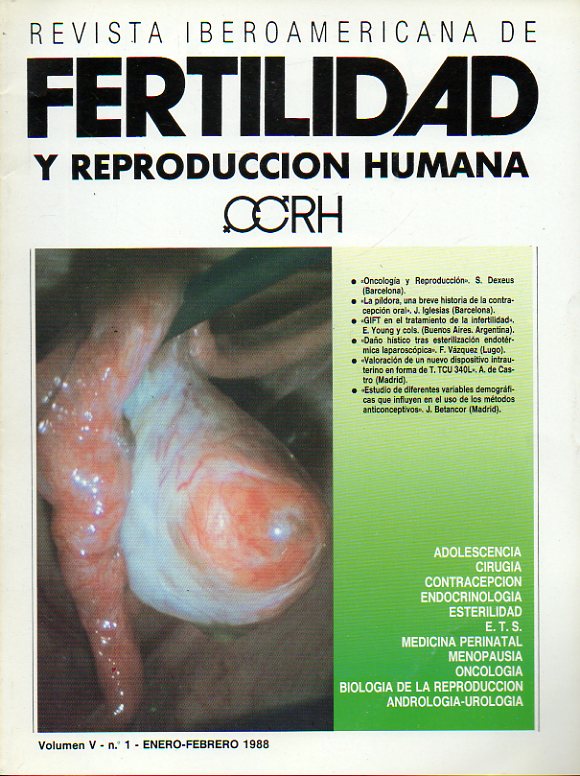 REVISTA IBEROAMERICANA DE FERTILIDAD Y REPRODUCCIN HUMANA. Vol. V. N 1.