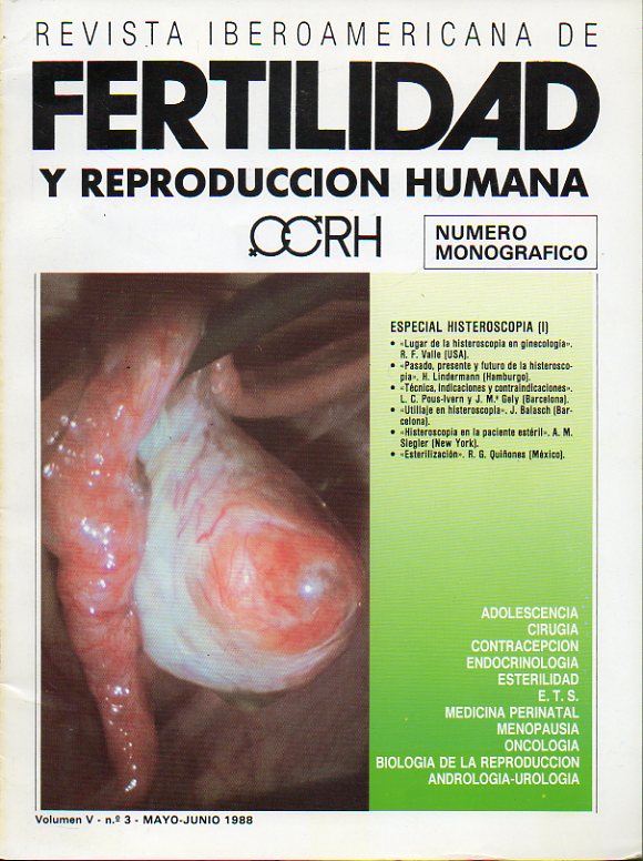 REVISTA IBEROAMERICANA DE FERTILIDAD Y REPRODUCCIN HUMANA. Vol. V. N 3.