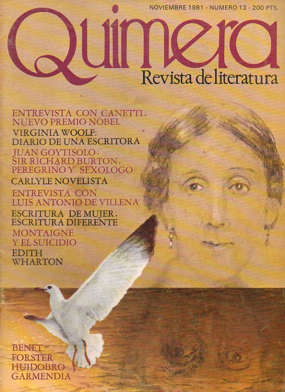 QUIMERA. Revista de Literatura. N 13.