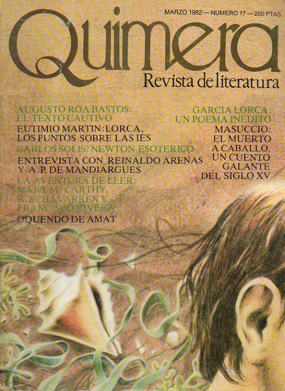 QUIMERA. Revista de Literatura. N 17.