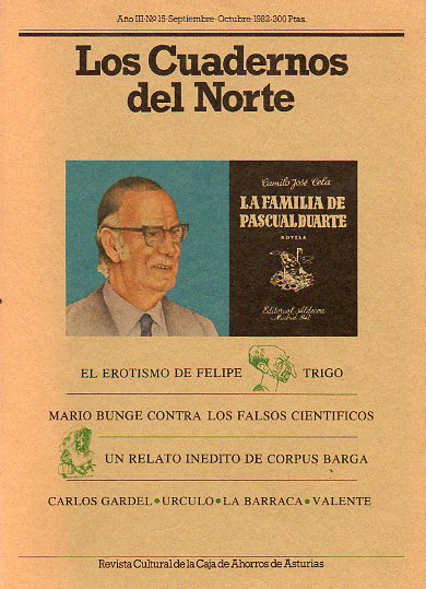 LOS CUADERNOS DEL NORTE. Revista Cultural de la Caja de Ahorros de Asturias. Ao III. N 15.