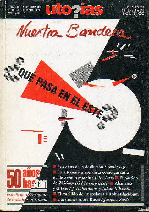 UTOPAS. Revista de debate poltico y terico editada por el Partido Comunista de Espaa. N 160/161.