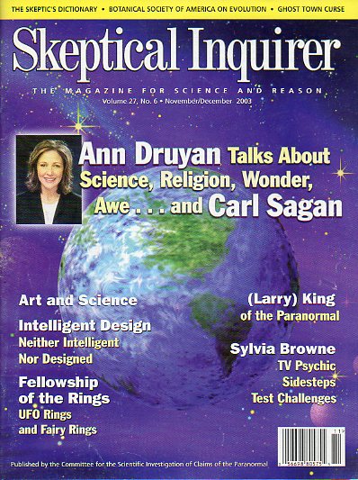 SKEPTICAL INQUIRER. The Magazine for Science and Reason. Vol. 27. N 6.