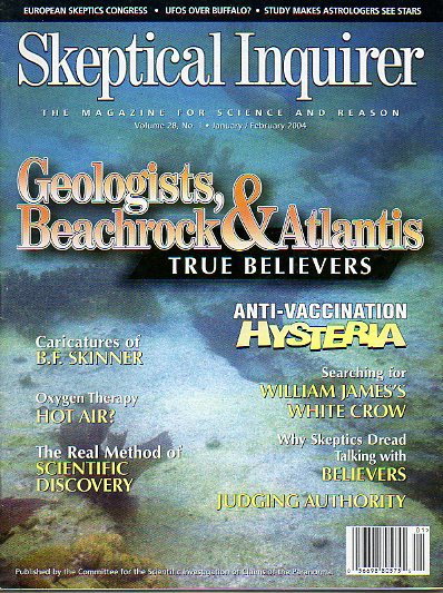 SKEPTICAL INQUIRER. The Magazine for Science and Reason. Vol. 28. N 1.