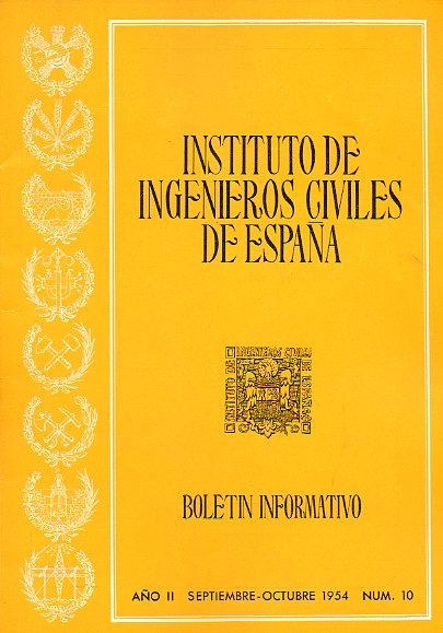 BOLETN INFORMATIVO DEL INSTITUTO DE INGENIEROS CIVILES DE ESPAA. Ao II. N 10.