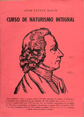 CURSO DE NATURISMO INTEGRAL.