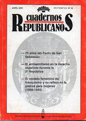 CUADERNOS REPUBLICANOS. N 45.