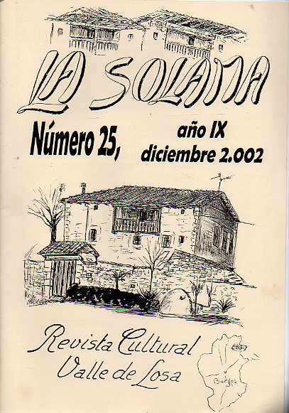 LA SOLANA. Revista cultural del Valle de Losa. Ao IX. N 25.