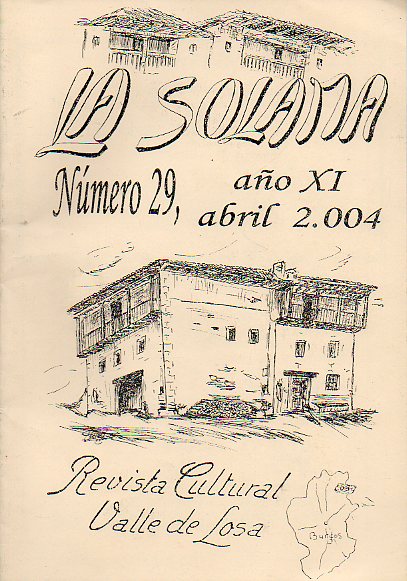 LA SOLANA. Revista cultural del Valle de Losa. Ao XI. N 29.