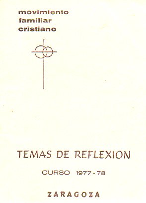 TEMAS DE REFLEXIN. Curso 1977-1978.