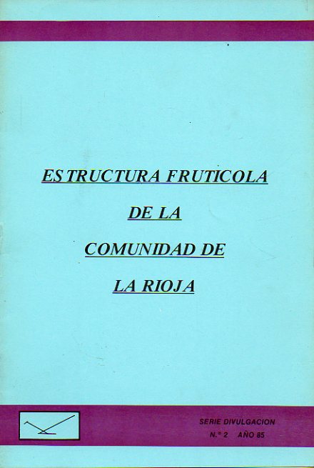 ESTRUCTURA FRUTCOLA DE LA COMUNIDAD AUTNOMA DE LA RIOJA.