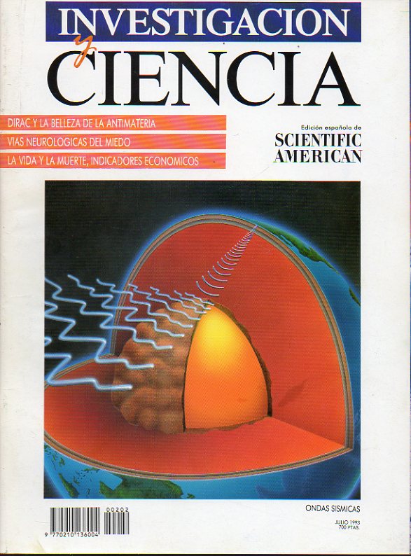 INVESTIGACIN Y CIENCIA. Edicin Espaola de Scientific American. N 202. La vida y la muerte como indicadores econmicos. Respuesta de las clulas al