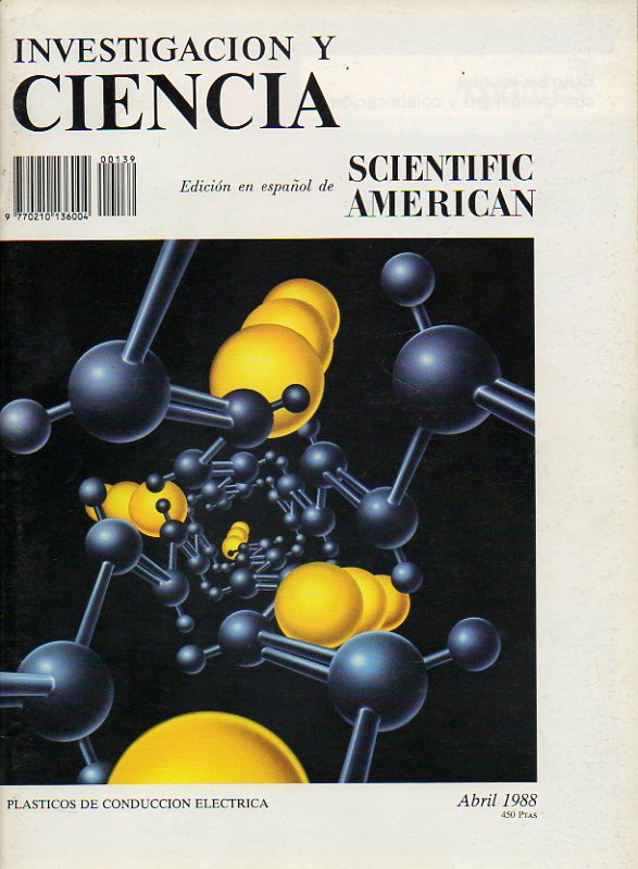 INVESTIGACIN Y CIENCIA. Edicin Espaola de Scientific American. N 139. Materia y antimateria: un defecto en un espejo universal. Riesgo volcnico.