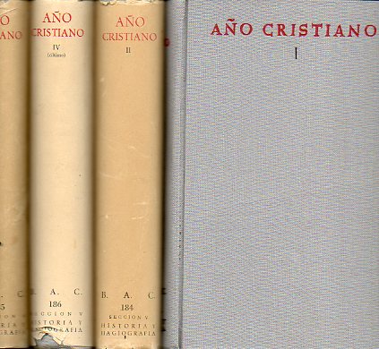 AO CRISTIANO. 4 vols. I. ENERO-MARZO. II. ABRIL-JUNIO. III. JULIO-SEPTIEMBRE. IV. OCTUBRE-DICIEMBRE.