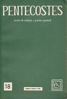 PENTECOSTS. Revista de Teologa y prctica pastoral. Vol. VI. N 18.