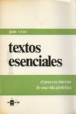 TEXTOS ESENCIALES. Prologo y seleccin de Textos de Llus Riera y Teresa Prats.