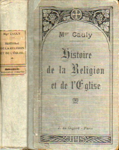 HISTOIRE DE LA RELIGION ET DE LGLISE.