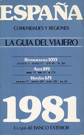 LA GUA DEL VAIJERO. ESPAA.COMUNIDADES Y REGIONES. 1981.
