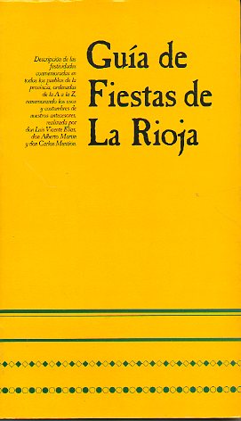 GUA DE FIESTAS DE LA RIOJA.