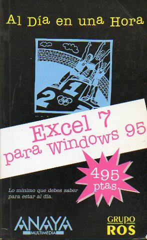 EXCEL 7 PARA WINDOWS 95.