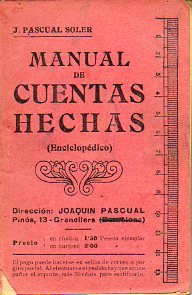 MANUAL DE CUENTAS HECHAS (ENCICLOPDICO).