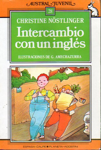 INTERCAMBIO CON UN INGLS. Ilustraciones de G. R. Amechazurra.