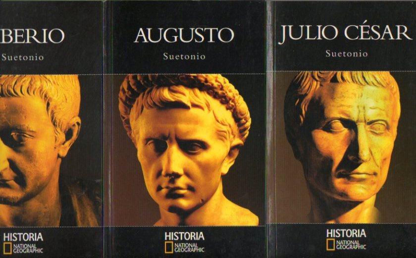 JULIO CSAR / AUGUSTO / TIBERIO. 3 libros. Edic. de Jos Antonio Monge Marigorta.