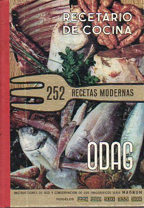 RECETARIO DE COCINA. 252 recetas modernas.