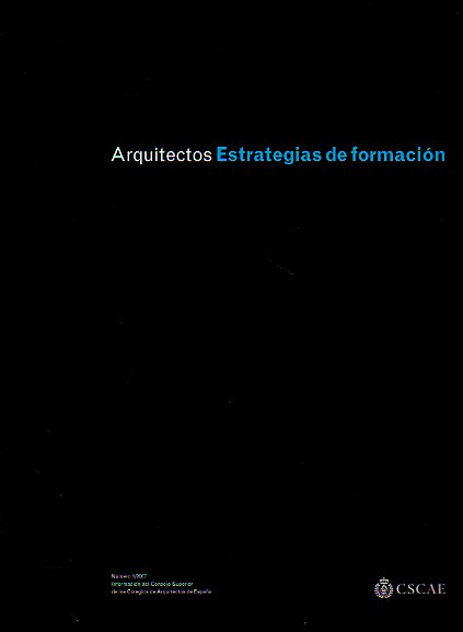 ARQUITECTOS . ESTRATEGIAS DE FORMACIN. N 1.